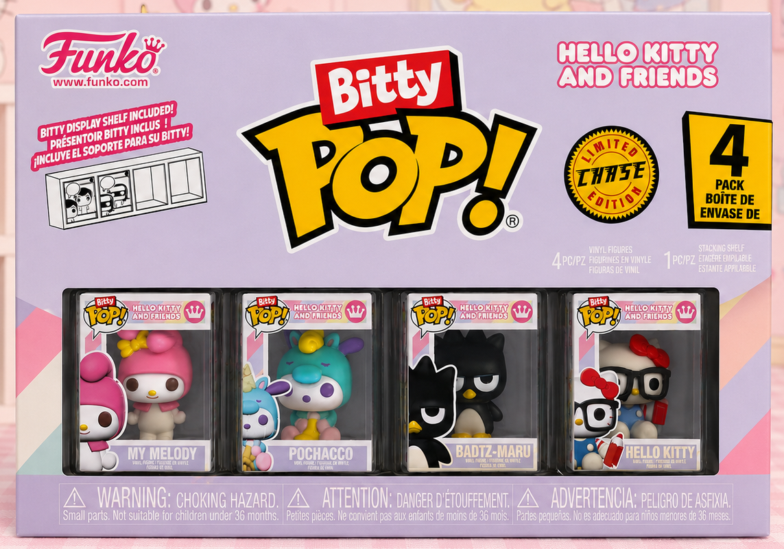 Funko Bitty Pop Hello Kitty & Friends 4 pack with Hello Kitty