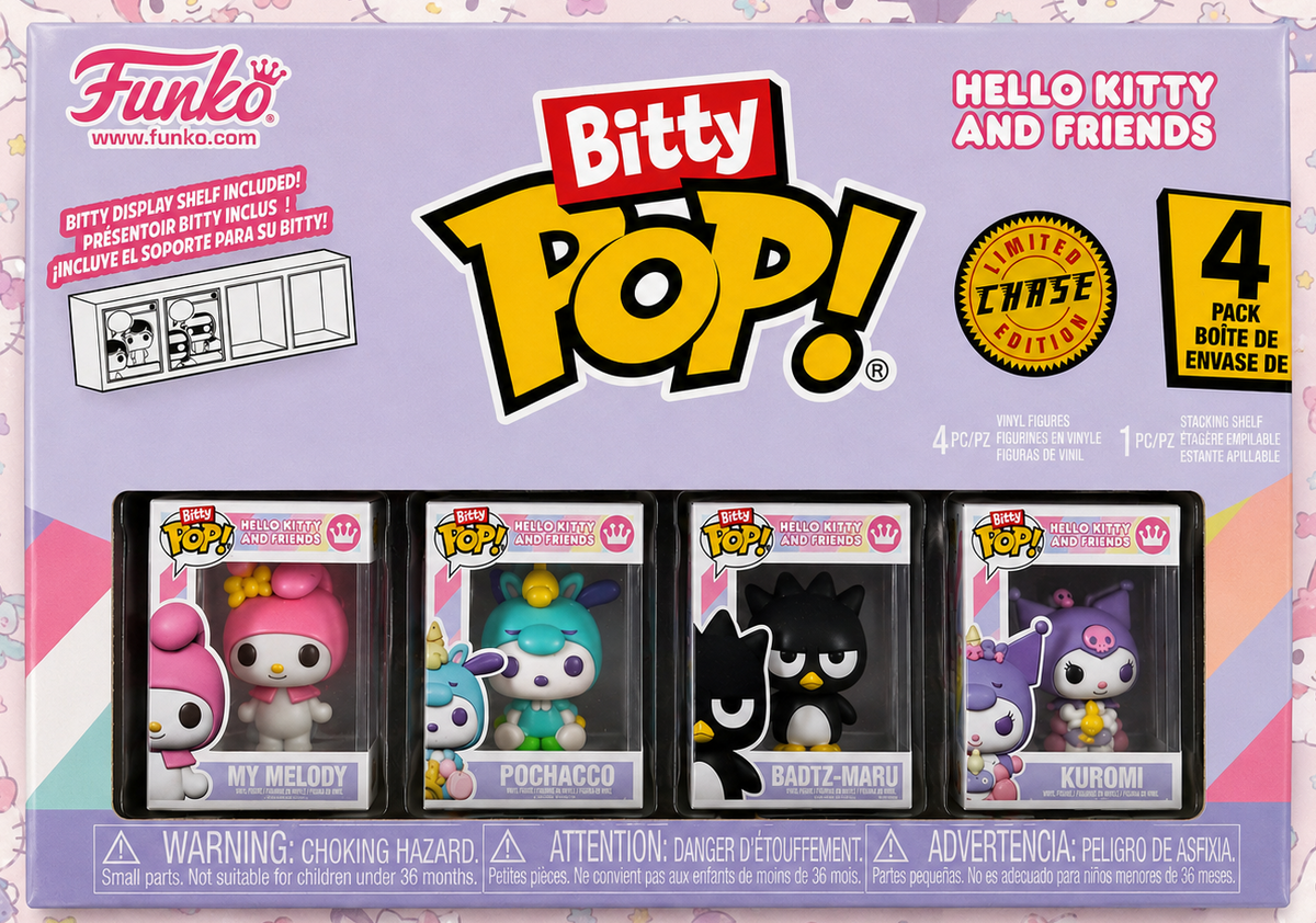Funko Bitty Pop Hello Kitty & Friends 4 pack with Kuromi
