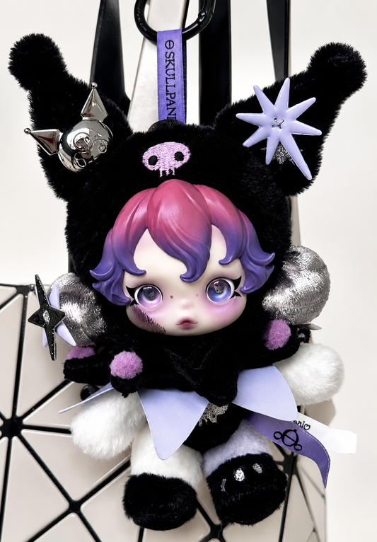 Pop Mart Skullpanda × Kuromi Plush Pendant
