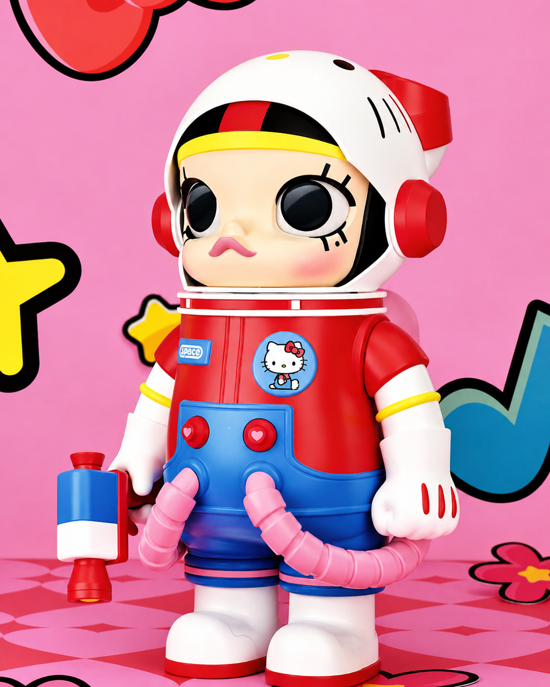 Pop Mart x Sanrio 400% Mega Space Molly Hello Kitty Figure