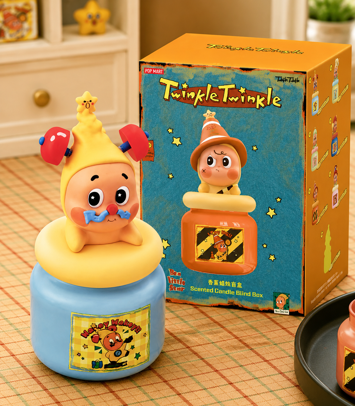 Pop Mart Twinkle Twinkle Be a Little Star Scented Large Candle Wake Up Sleepy Head