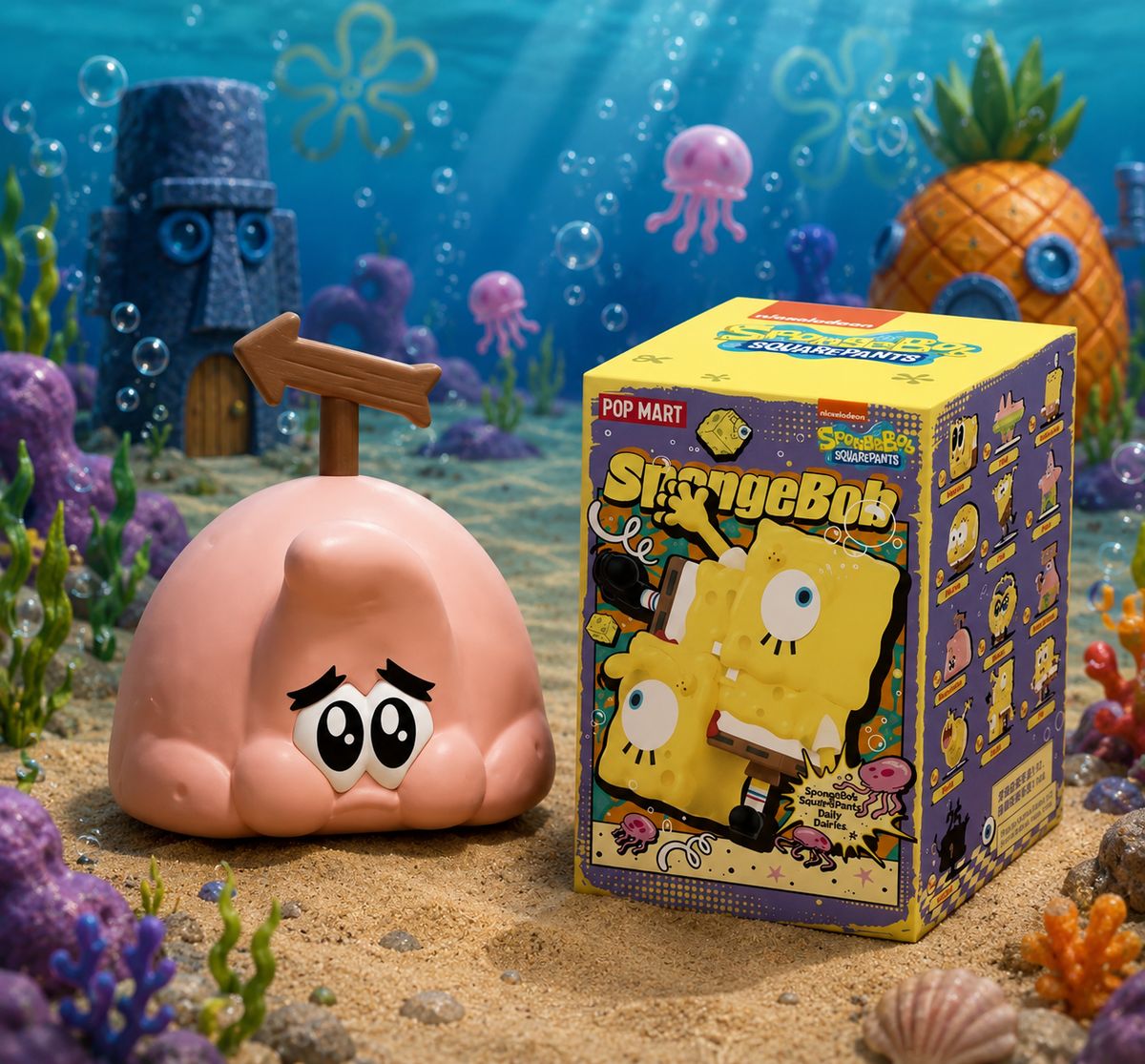 Pop Mart Spongebob Squarepants Series Figure Homesick