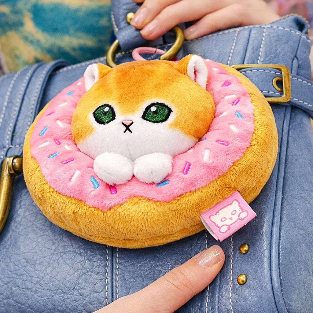 Mofusand Cat Donut Plush Key Chain/Charm