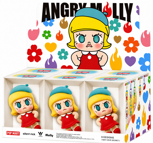 Pop Mart Angry Molly Energy Series Plush Pendants