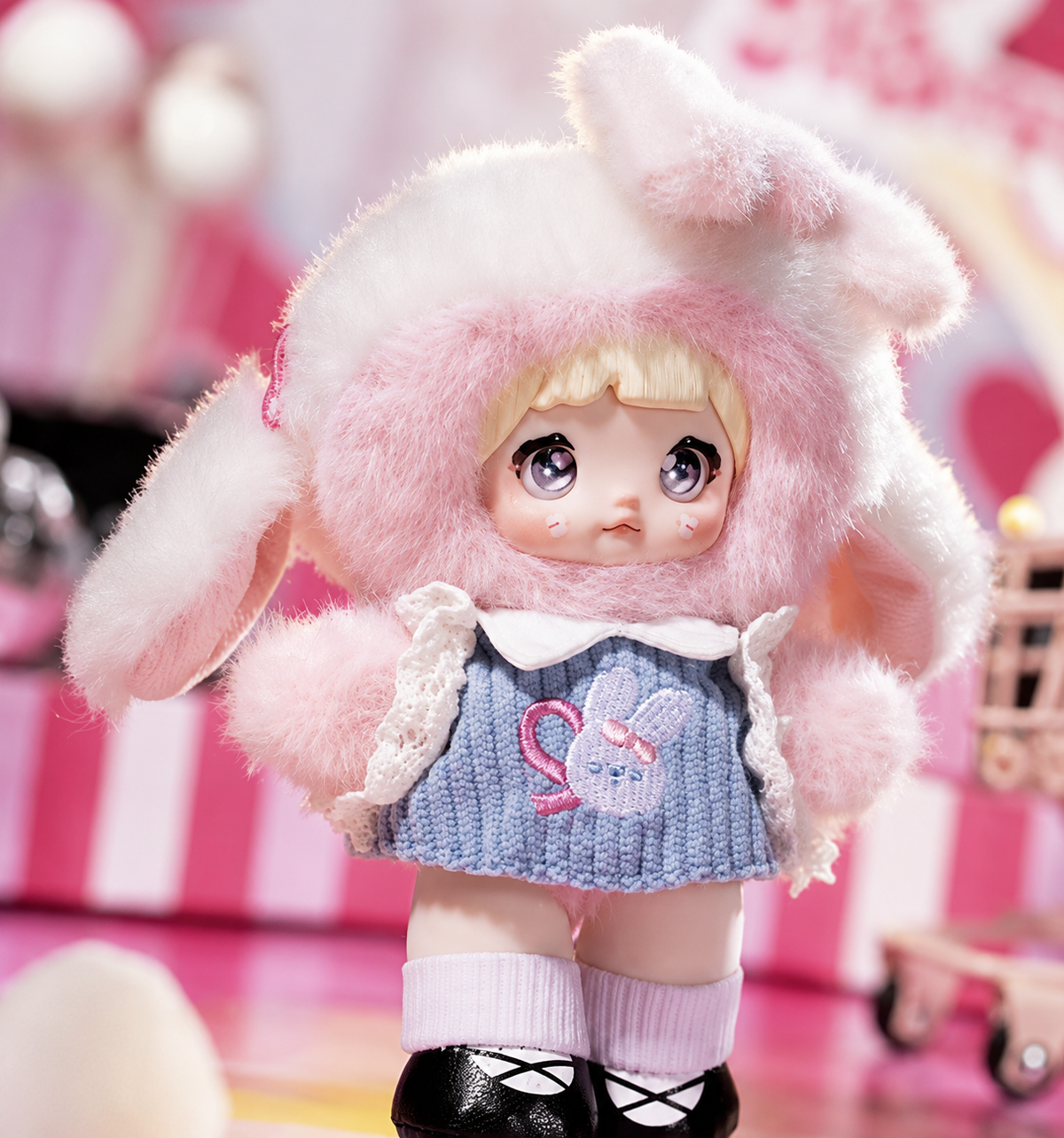Nommi Pink Energy Series Plush Pendant