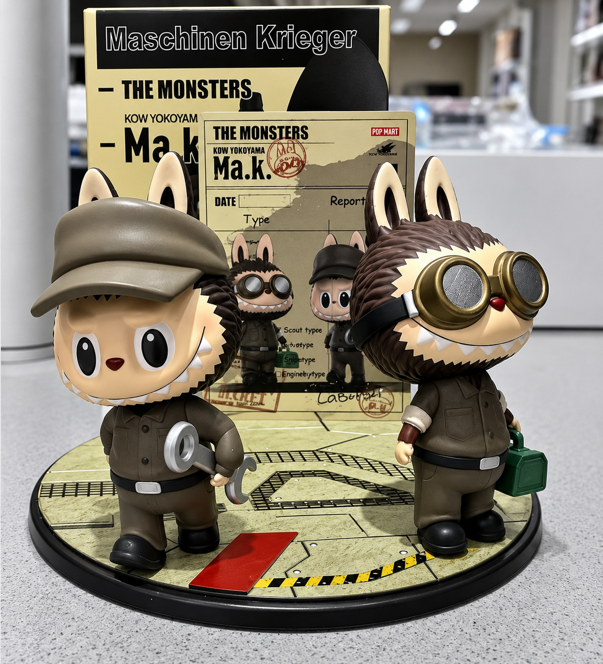 Pop Mart Labubu Ma.K Monsters Kow Yokoyama Figures