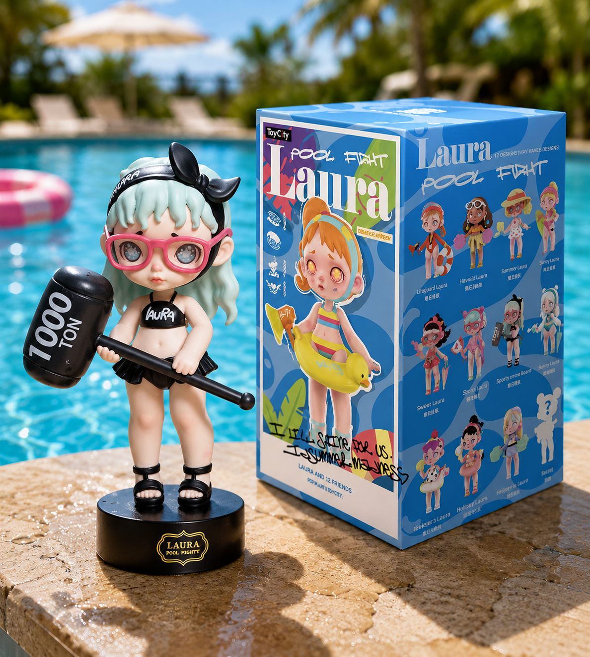 Laura Pool Fight Series Figures Gravity Sweetheart