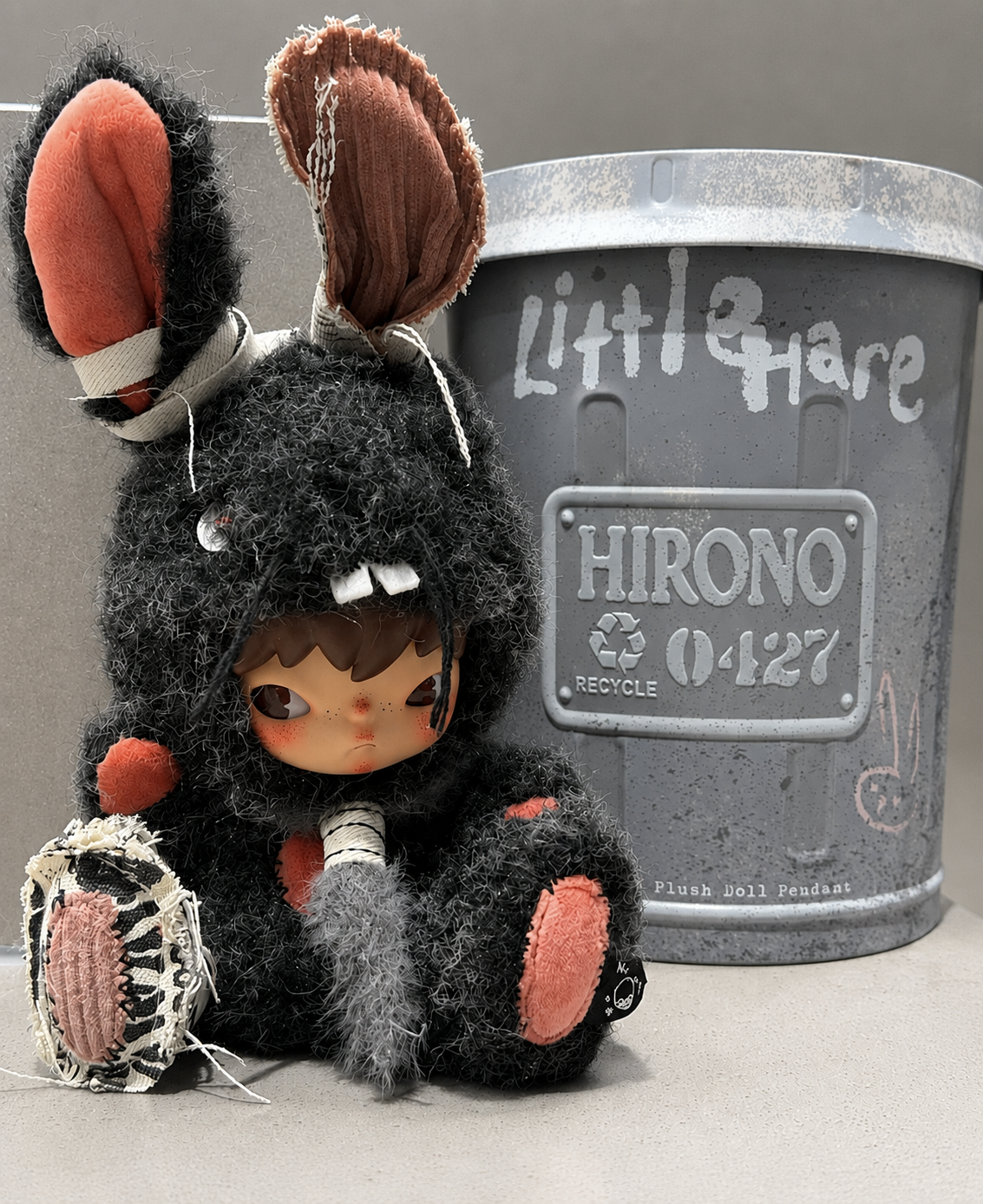 Pop Mart Hirono Little Hare Plush Rabbit