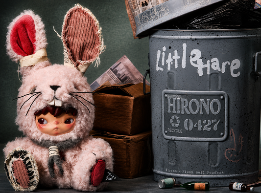 Pop Mart Hirono Little Hare Plush Rabbit