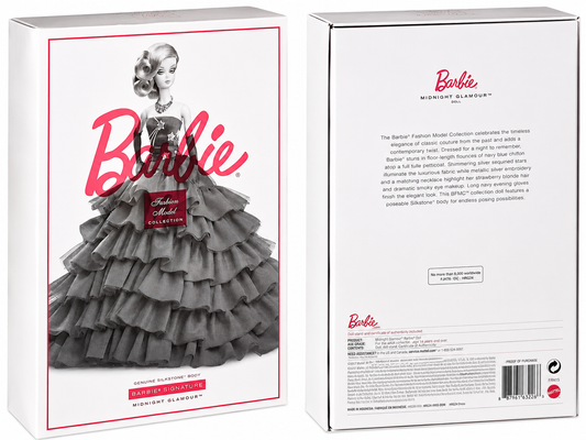 Mattel Gold Label Silkstone Barbie Signature Fashion Model Collection Midnight Glamour