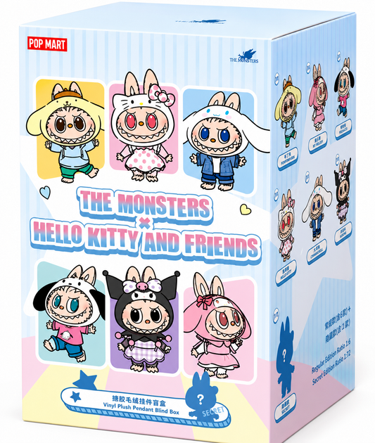 Pop Mart x Sanrio Hello Kitty & Friends Labubu Plush Pendant Confirmed - Hello Kitty