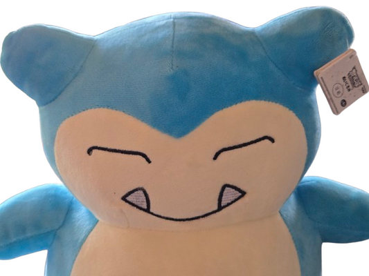 Vintage Banpresto Pokémon Snorlax Plush – Advanced Generation Japanese Prize Plush – Original Tag – Early 2000s