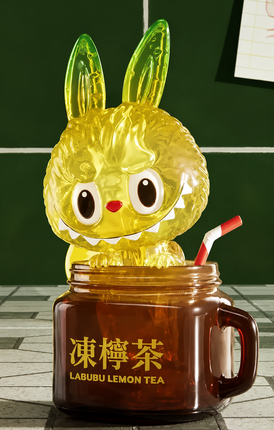 Pop Mart LABUBU Lemon Tea Figure Blister Pack