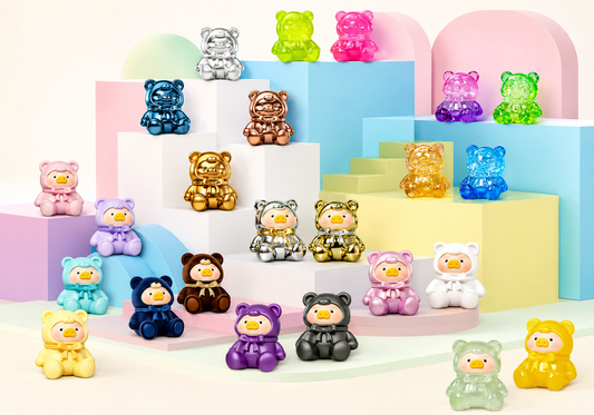 LuLu the Piggy - Teddy Mini Keychain Clear Protective Case (BFF Version)