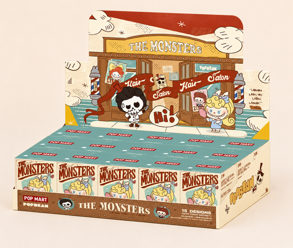 Pop Mart The Monsters Labubu Hair Salon Mini Bean Series Figure Blind Box