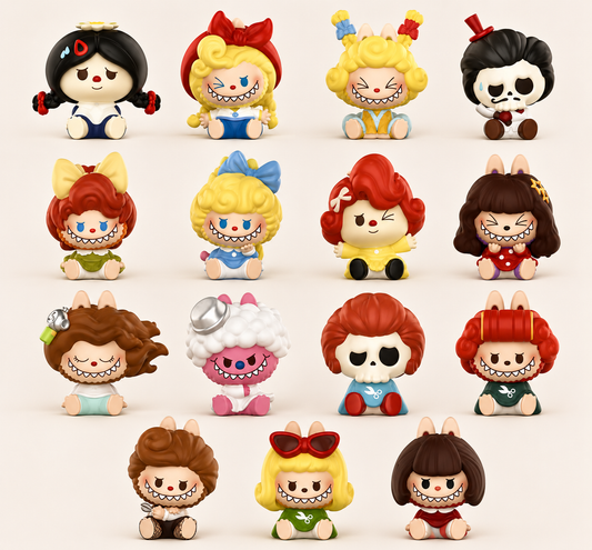 Pop Mart The Monsters Labubu Hair Salon Mini Bean Series Figure Blind Box