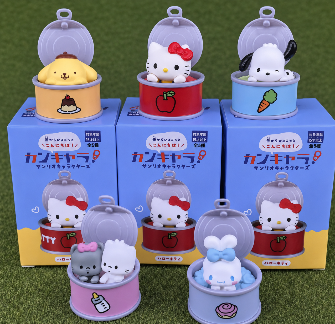 Sanrio Japan Character Tin Can Blind Box Figure