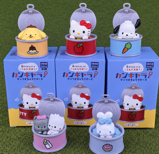 Sanrio Japan Character Tin Can Blind Box Figure