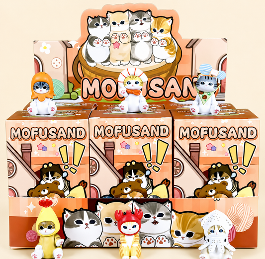 Mofusand Seafood Cats Micro Figure Blind Box