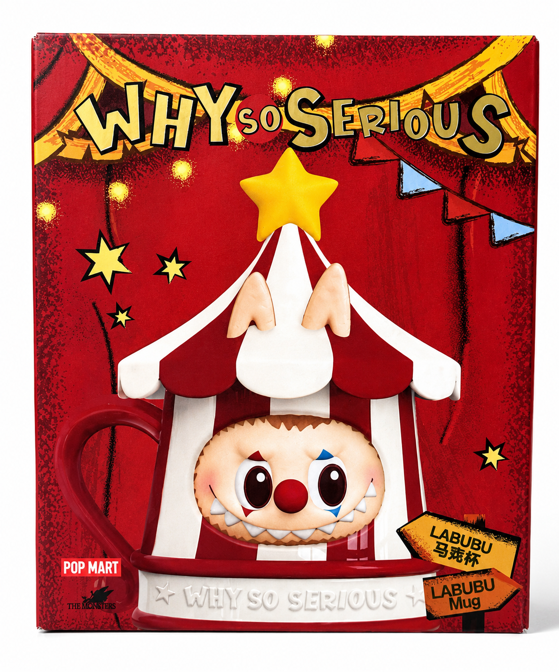 Pop Mart Why So Serious Ceramic Labubu Mug