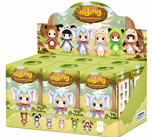 Ddung Doll Animals Series Plush Pendant Blind Box - All Confirmed