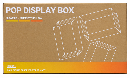 Official Pop Mart 3 Pack Pop Display Boxes for Figures