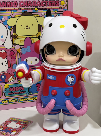 Pop Mart x Sanrio 400% Mega Space Molly Hello Kitty Figure