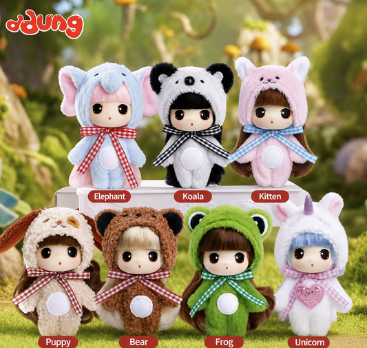 Ddung Doll Animals Series Plush Pendant Blind Box - All Confirmed