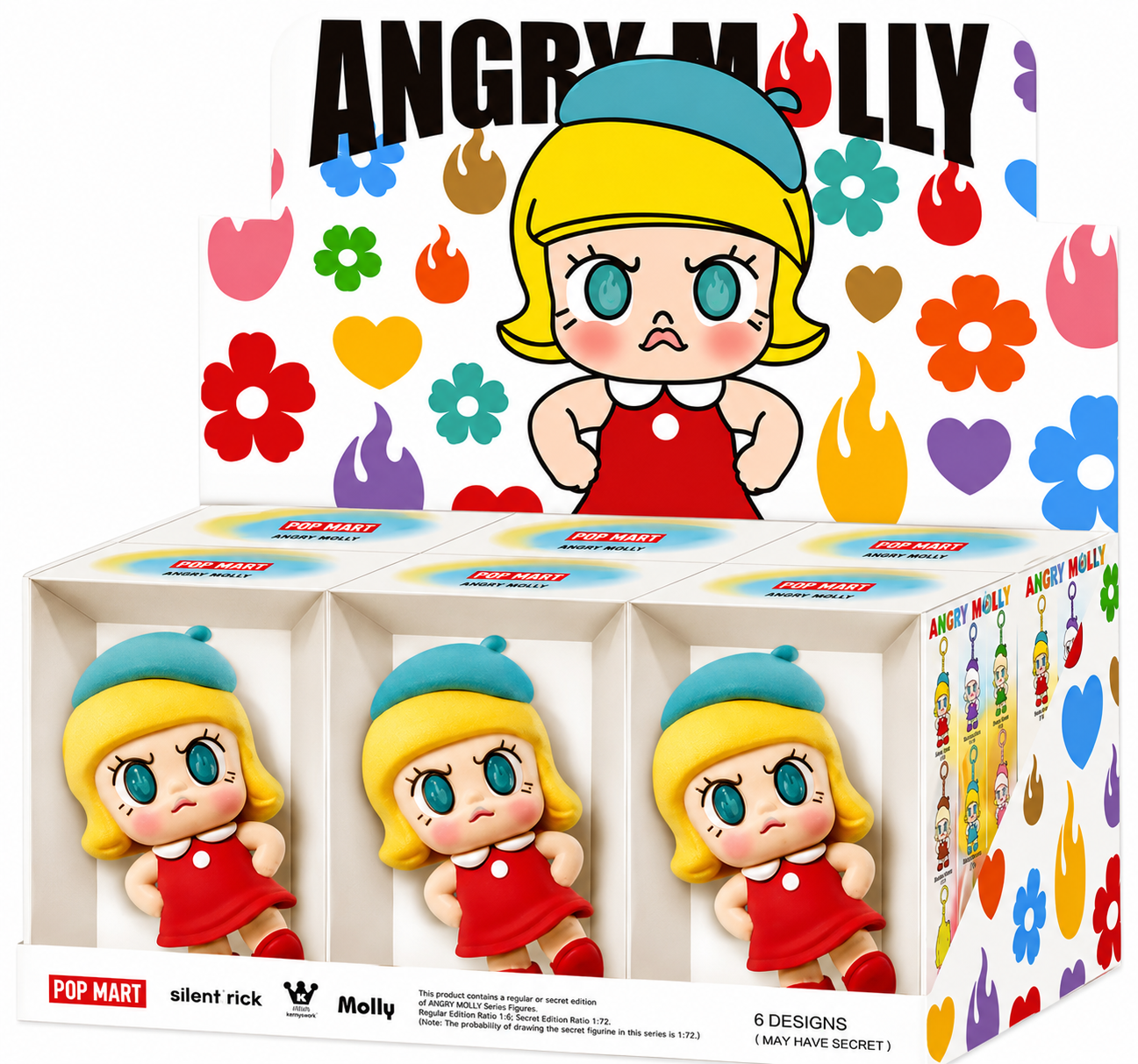 Pop Mart Angry Molly Energy Series Plush Pendants - Confirmed