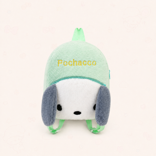 Hello Kitty & Pochacco Plush Backpack – Kawaii School Bag