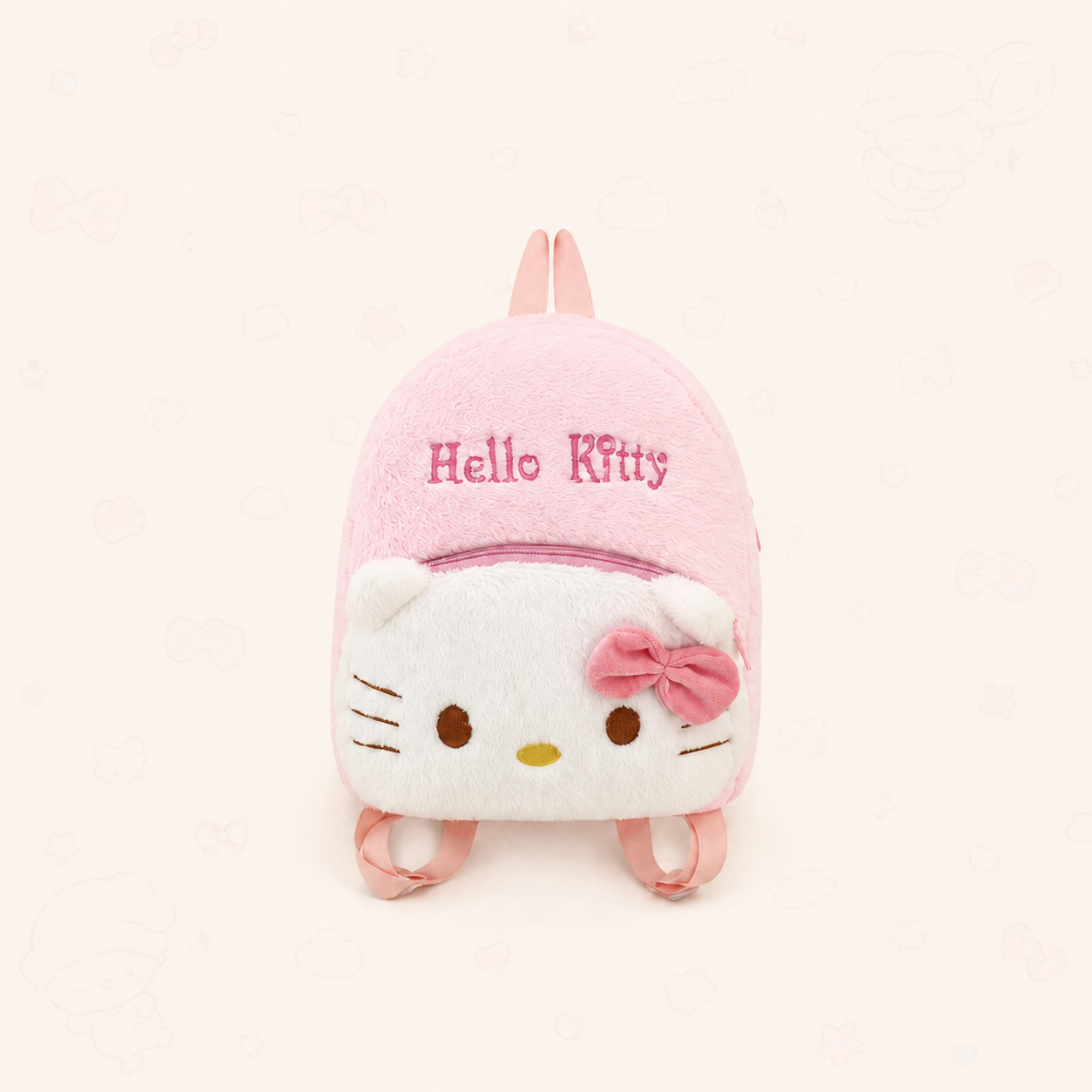 Hello Kitty & Pochacco Plush Backpack – Kawaii School Bag
