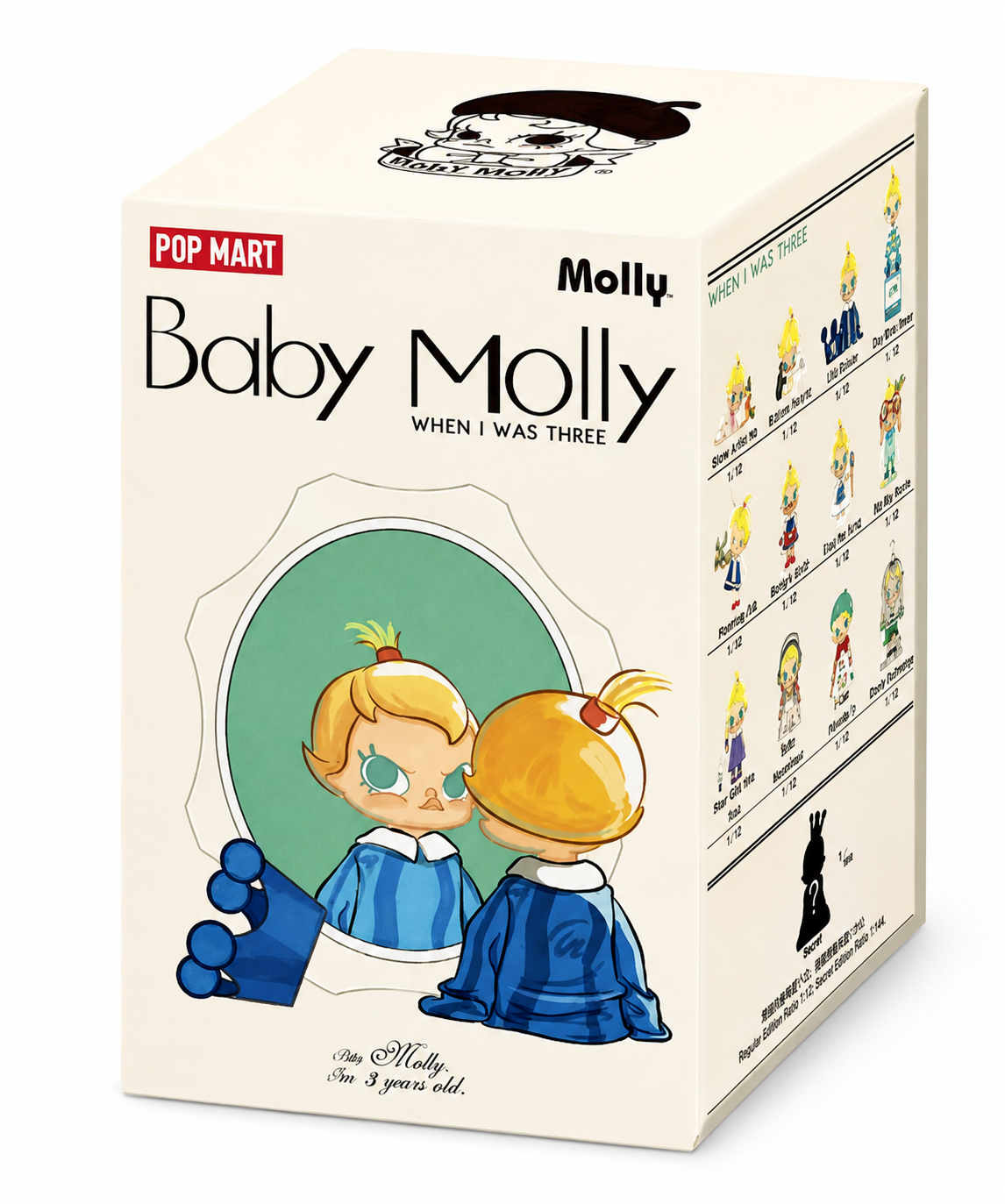 Pop Mart Baby Molly - When I Was Three Series Figure Being a Lady