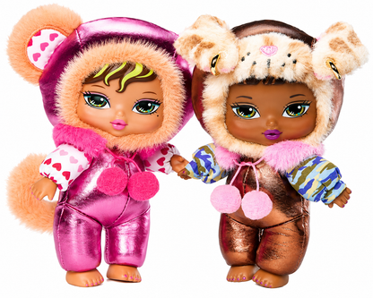 Bratz Bratziez Tokyo a Go-Go Yasmin and Sasha plush keychain characters