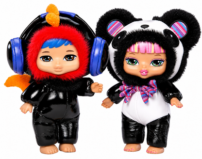 Bratz Bratziez Tokyo a Go-Go Eitan and Fianna plush keychain characters