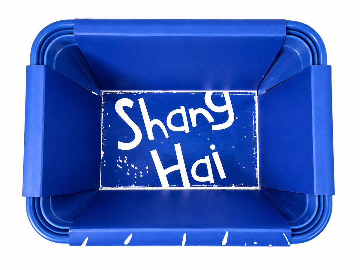 Pop Mart Hirono Shanghai 'Entrance To Your Shelter' Series Shopping Storage Basket