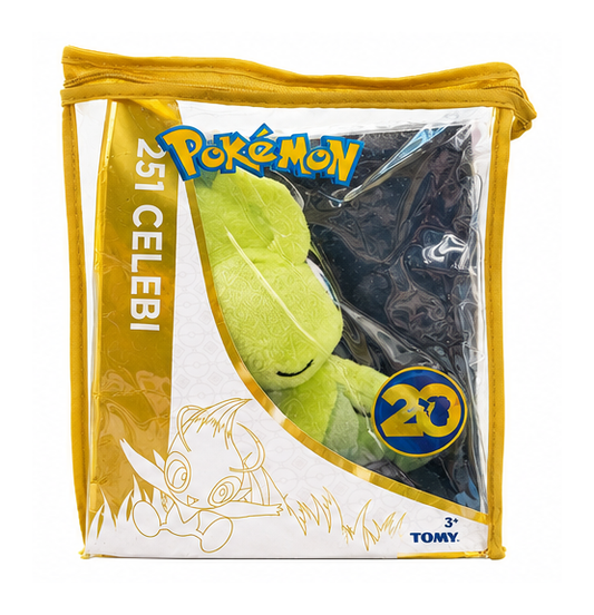 Tomy Pokémon 20th Anniversary Celebi #251 Plush 2016