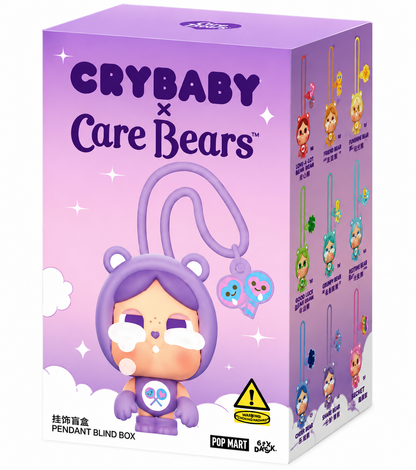 POP MART CRYBABY x Care Bears Series Mini Light Wish Bear blind box packaging