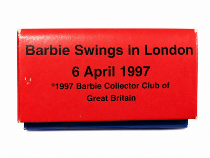 Barbie Swings in London – 1997 Barbie Collector Club of Great Britain Convention Doll – Limited Edition 137/140