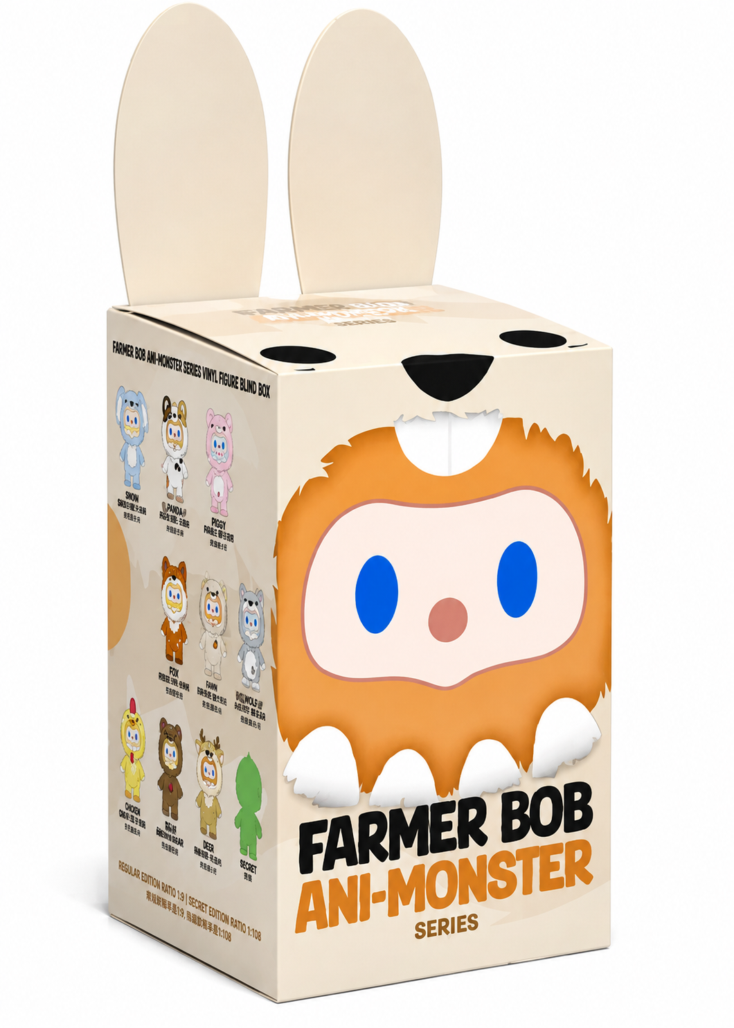 Finding Unicorn FARMER BOB Ani-Monster Series vinyl plush collectible original blind box packaging