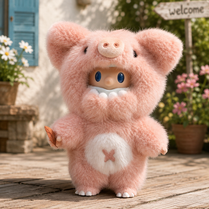 Finding Unicorn FARMER BOB Ani-Monster Piggy vinyl plush confirmed character