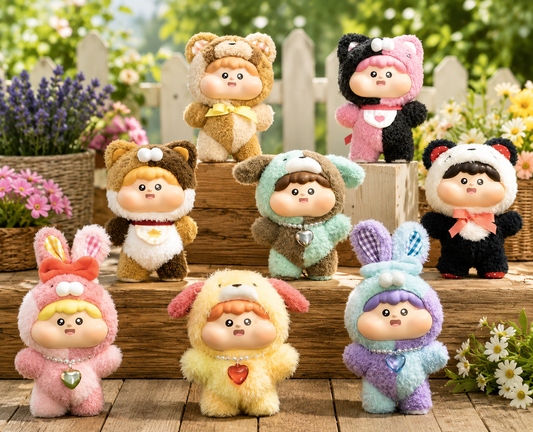 Fluffy Meatball Series Plush Pendant Blind Box