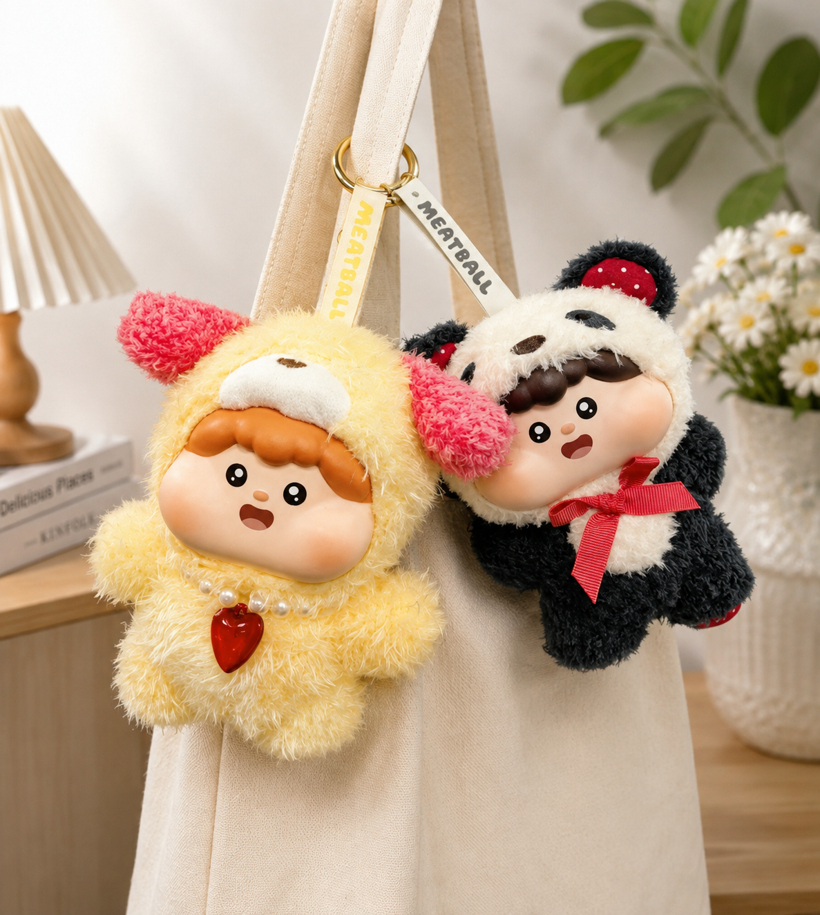 Fluffy Meatball Series Plush Pendant Blind Box