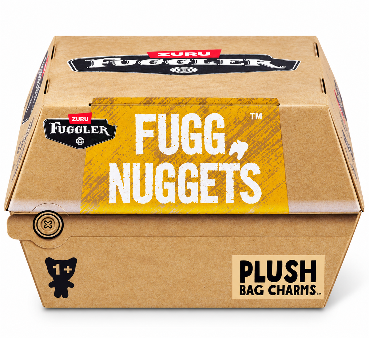 ZURU Fuggler Fugg Nuggets sealed mystery blind box containing one surprise collectible plush bag charm.