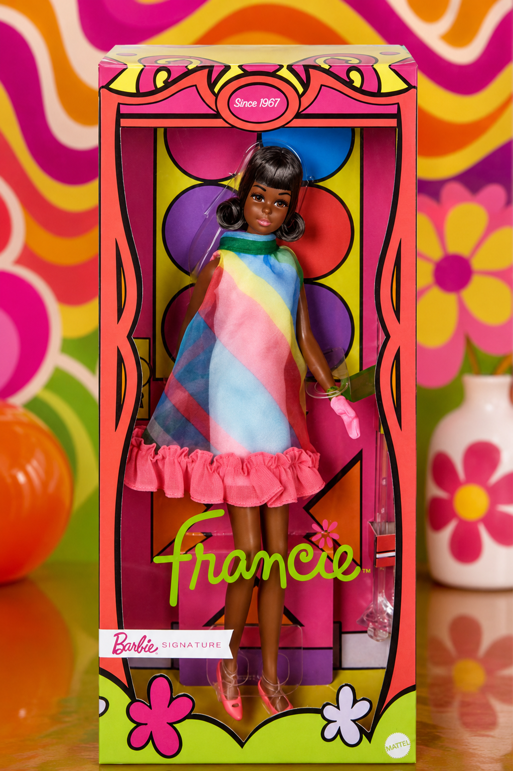 Mattel Barbie Signature Francie 1967 Doll Reproduction 2022 – HCB97