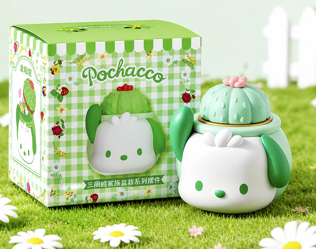 Sanrio Pochacco Potted Plant Series Storage Ornament Pot