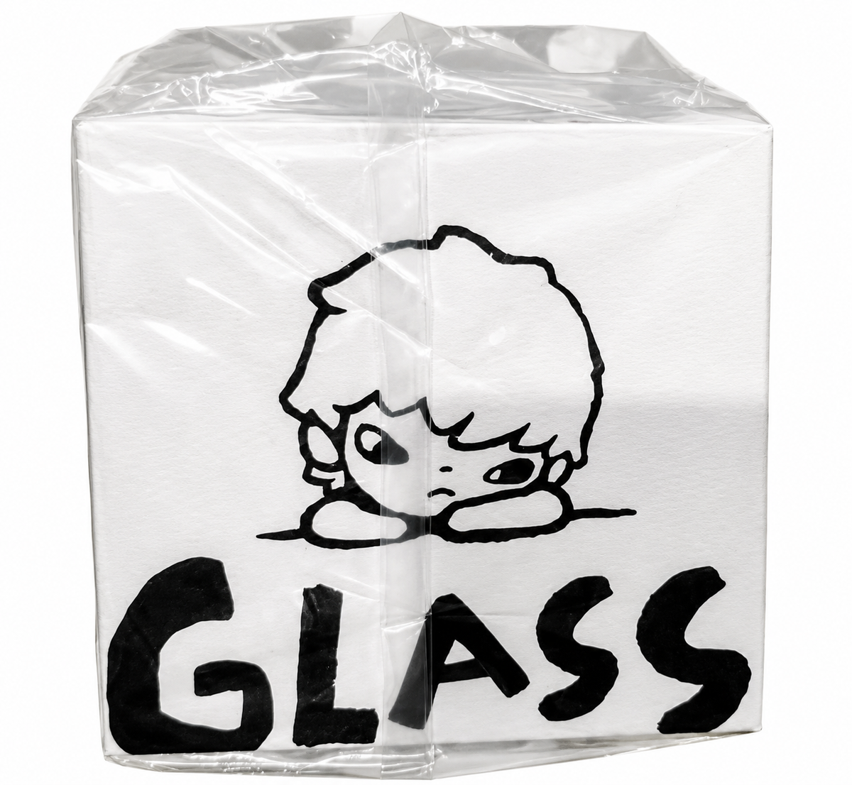 HIRONO Living Wild limited edition sculpted whiskey glass showing textured glass design