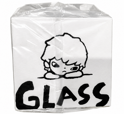 HIRONO Living Wild limited edition sculpted whiskey glass showing textured glass design