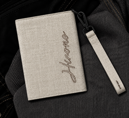Pop Mart Hirono Mist Walker Fabric Passport Holder/Wallet - Limited Supply
