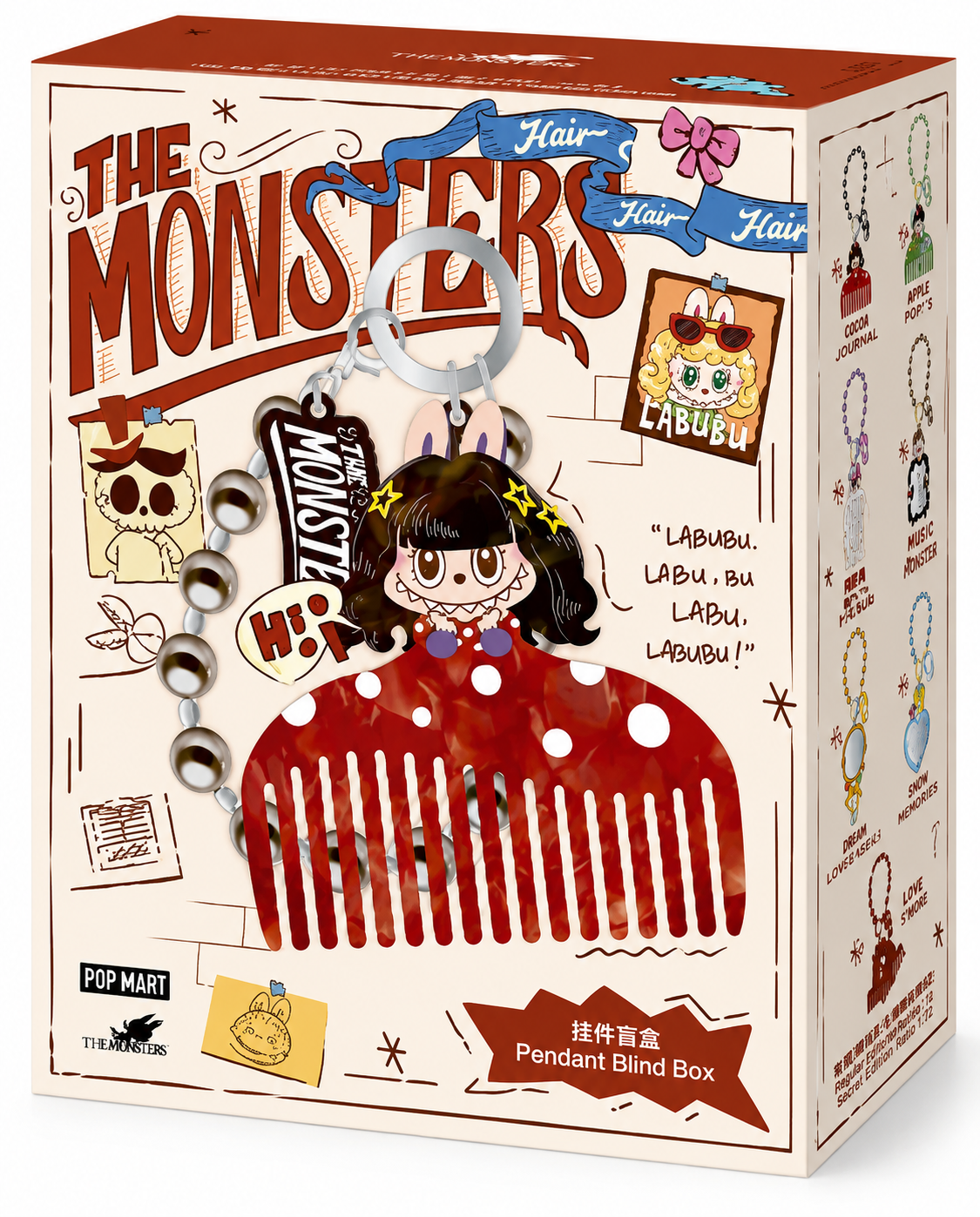 Pop Mart The Monsters Hair Salon Series Pendant –  Confirmed Loose Waves