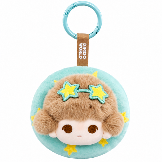 Pop Mart POP BEAN Island Vacation Mini Plush Pendant DIMOO Starry Sail